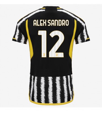 Juventus Alex Sandro #12 Replica Home Stadium Shirt 2023-24 Short Sleeve
